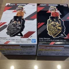 Crazy Raccoon 다루마이즈고도 2체 세트 피규어