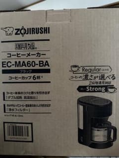 新品未使用】　象印　コーヒーメーカー EC-MA60 ブラックのサムネイル
