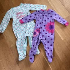 next baby 花柄ロンパース ベビーザラス　水玉のサムネイル