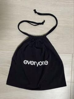 美品　everyone 巾着　Blackのサムネイル