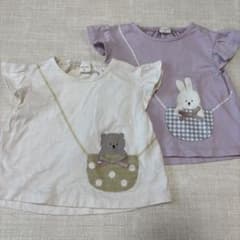 SIMPLE FREE 半袖トップス 2枚セット 80cmのサムネイル