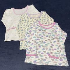 長袖肌着3枚セット　100のサムネイル