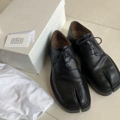 Maison Margiela tabiダービー 44 ブラック レザー - メルカリ