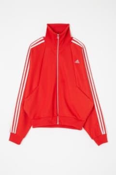 【希少】adidas × moussy コラボ ジャージ　赤　レディースのサムネイル