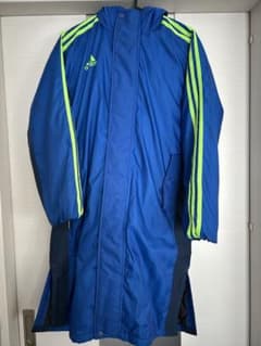 adidas ベンチコート 青 サイズ150のサムネイル