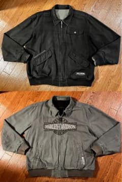 希少】00s ハーレーダビッドソン リバーシブルジャケット MA-1 XL