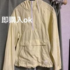 今日中発送 ハーフジップ マウンテンパーカー ナイロンイエロー