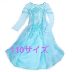 ディズニー公式 エルサ キッズ用ドレス 110 アナと雪の女王 - メルカリ