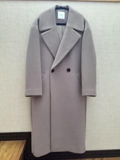 Spick & Span ダブルブレストチェスターコート グレージュのサムネイル