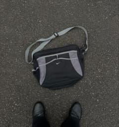 90s nike tech one shoulder bag y2k 刺繍ロゴ - メルカリ