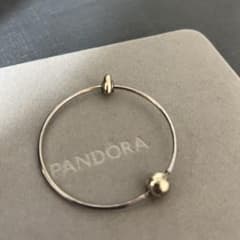 PANDORA シンプルブレスレット 2ビーズ付きのサムネイル