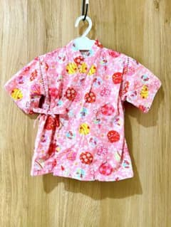 くろわっさんすべべ 甚平 ピンク 100cmのサムネイル