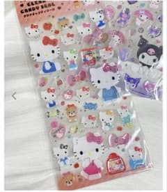 サンリオキャラクターズ クリアキャンディシール 4枚セット【正規品】ぷっくりのサムネイル