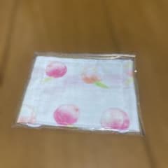 子供用 ハンドメイドマスク 桃柄のサムネイル