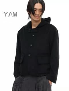 JCAESAR WOOL JACKET フーデッドウールジャケット変形 短丈 - メルカリ