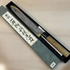 新潟刃物本舗一刃鍛(いっとうたん)柳刃270 【左用】料理包丁　白紙鋼　刺身包丁 セール】新潟刃物本舗 一刃鍛 柳刃270 【左用】料理包丁 白紙鋼 刺身