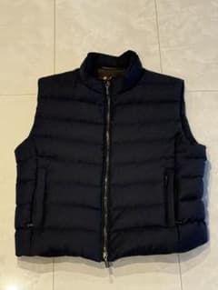 極美品】MOORER Oliver-L ムーレー ベスト 46 紺 カシミヤ混 - メルカリ