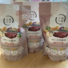 犬猫生活　国産の天然鹿肉ドッグフード　全年齢犬用総合栄養食850gのサムネイル