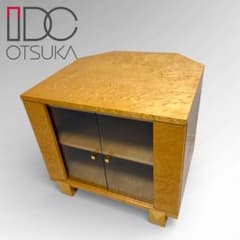 【美品】大塚家具 バーズアイメープル 高級 テレビ台 コーナーボード