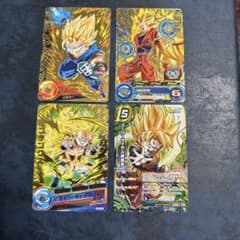 ドラゴンボールヒーローズ カード 4枚セットのサムネイル