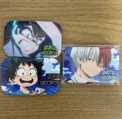 ヒロアカ　まるかく　缶バッジ　轟　，緑谷出久のサムネイル