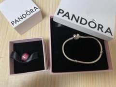 PANDORA 팔찌 하트 매력 포함