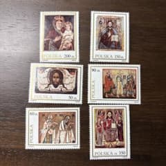 外国切手 1989年 ポーランド 宗教画 6種完 - メルカリ