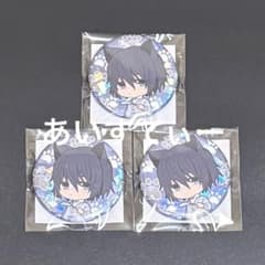 薫る花は凛と咲く キャラ福くじ オンライン 猫 G賞 ホログラム缶バッジ 夏沢朔