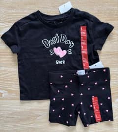 新品未使用、Tシャツハーフパンツ、セットアップ、80〜90サイズのサムネイル