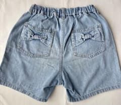 BRANSHES リボン ショートパンツ デニム 140のサムネイル