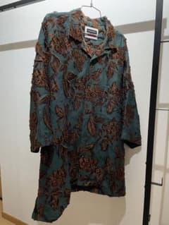 MAISON SPECIAL  カットオフリーフジャガードオープンカラーシャツのサムネイル