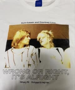 bonjour records カートコバーン コートニー Tシャツ bonjour records カートコバーン コートニー Tシャツ - メルカリ