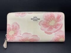 美品】COACH 長財布 日本限定 桜コレクション - メルカリ