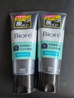 ビオレ おうちdeエステ 洗顔ジェル 炭 200g 2本セットのサムネイル
