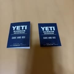 YETI Rambler 取扱説明書 2冊セットのサムネイル