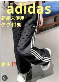 希少❣️新品未使用❣️タグ付❣️adidasOriginalプレミアムウーブンパンツ黒のサムネイル