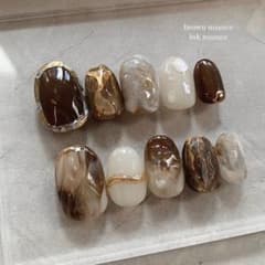 ネイルチップ　現品　ニュアンスネイルのサムネイル