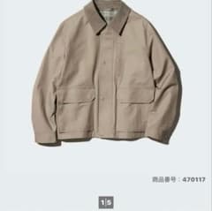 ユニクロ　UNIQLO U ユーティリティショートブルゾン　Mのサムネイル