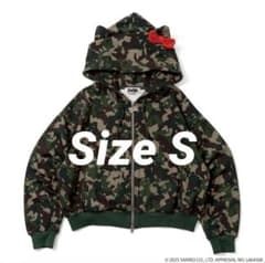 9090 HELLO KITTY 90 Zip パーカー green camo - メルカリ