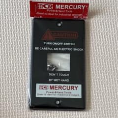 MERCURY スイッチプレート ブラック - 3
