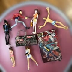 ルパン三世 ミニフィギュア＆キーホルダー7点セットのサムネイル