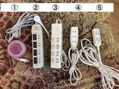 延長コード　5個セットのサムネイル