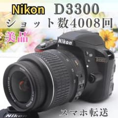 Nikon D3300✨ショット数少！スマホ転送 2416万画素高画質一眼レフ
