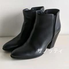 ザノッティ　ショートブーツ 黒　38のサムネイル