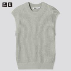 ユニクロ UNIQLO コットンブレンドサイドスリットベストのサムネイル