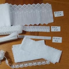 綿レース白  まとめ売り  計17Mひめさん専用のサムネイル