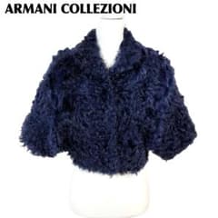 美品 ARMANI COLLEZIONI カルガンラムファー ジャケット 38 - メルカリ