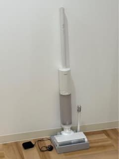 アクア　水拭きフロアスティッククリーナー WIPEL本体 充電器付きのサムネイル