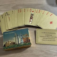 新品未使用】ドバイ ゴールドトランプ Dubai scenery - メルカリ