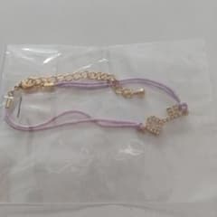 キーモチーフ ラインストーン ブレスレット